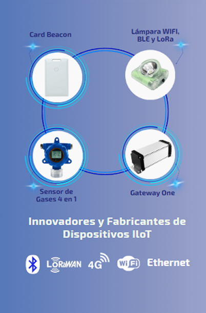 Ilustración de señal beacon en espacio cerrado