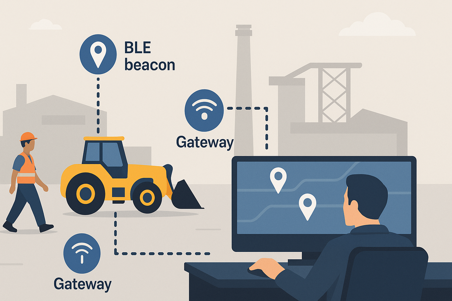 Sistema de Tracking BLE en minería
